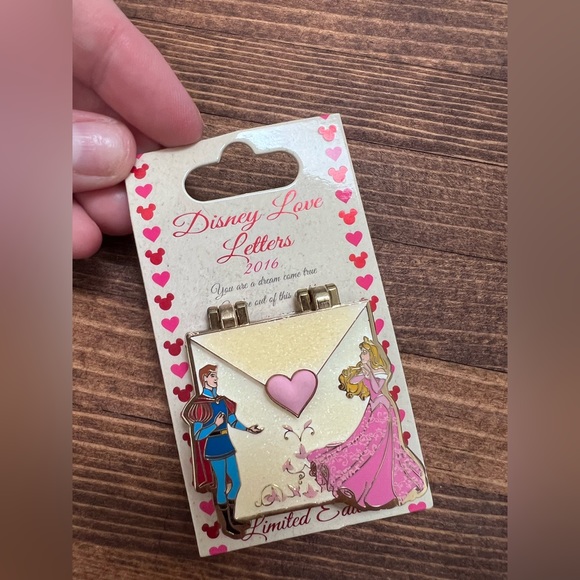 Disney Other - Limited Edition 2016 Disney Love Letters Pin- Aurora and Philip